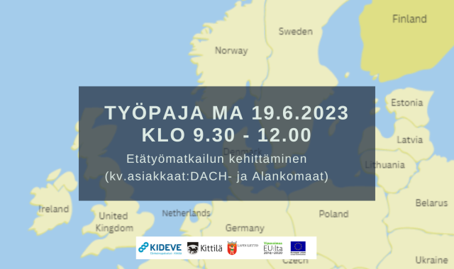 Työpaja ma 19.6.2023 klo 9.30 - 12.00 Etätyömatkailun kehittäminen (kv. asiakkaat, DACH-maat ja Hollanti) (7)
