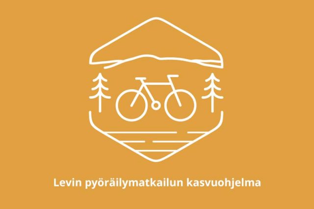 Logo ja teksti Levin pyöräilymaktailun kasvuohjelma