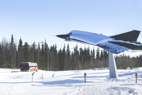 Joukkoliikenne lentoasema kuva Kittilän kunta Timo Veijalainen