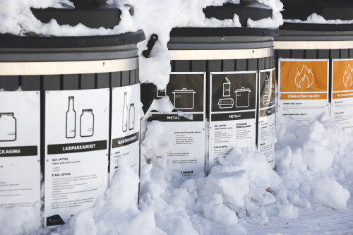 Kierratys lasi ja metallipakkaukset kuva Kittilän kunta Timo Veijalainen