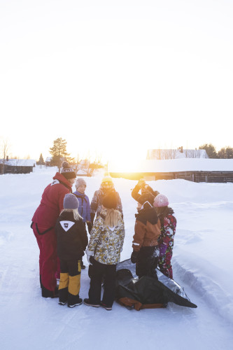 Partiolaiset ensiapuharjoitus 5 kuva Kittilän kunta Timo Veijalainen