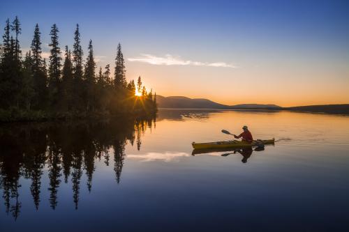 Melontaretki, Kittilä elokuu 2015Kayaking, Kittilä Finland august 2015