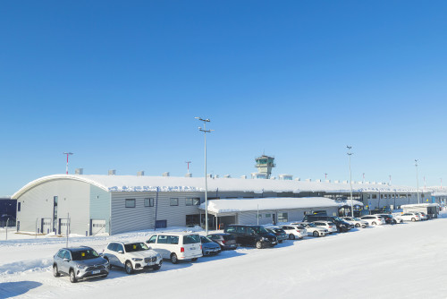 Kittilan lentoasema parkkipaikka kuva Kittilan kunta Timo Veijalainen web
