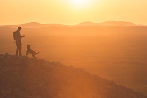 Isäntä ja koira, Kittilä kesäkuu 2016 Man and dog, Kittilä Finland june 2016